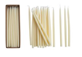 Thin Taper Candles | Ivory | Sold Individually