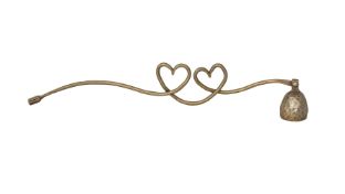 Hand-Forged Iron Candle Snuffer | Heart
