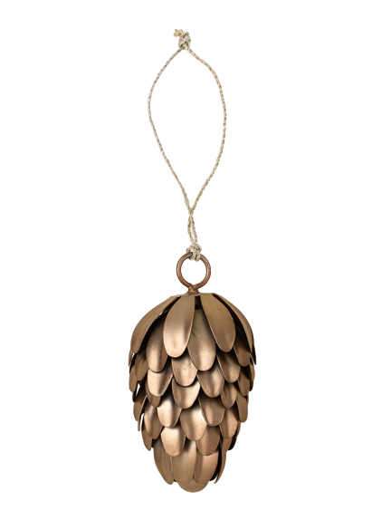 Silver Pinecone Ornament | Md