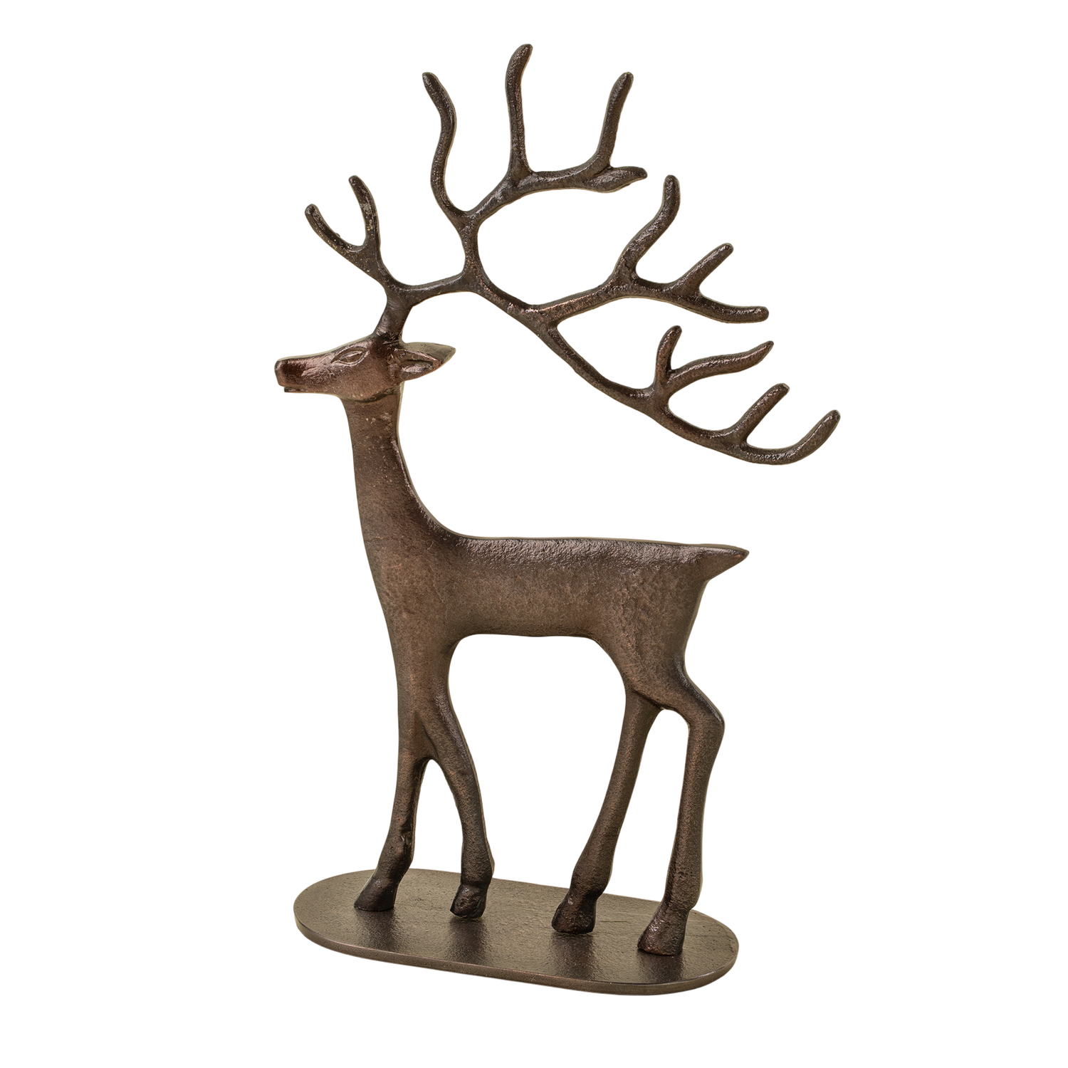 Bronze Reindeer Statue | L