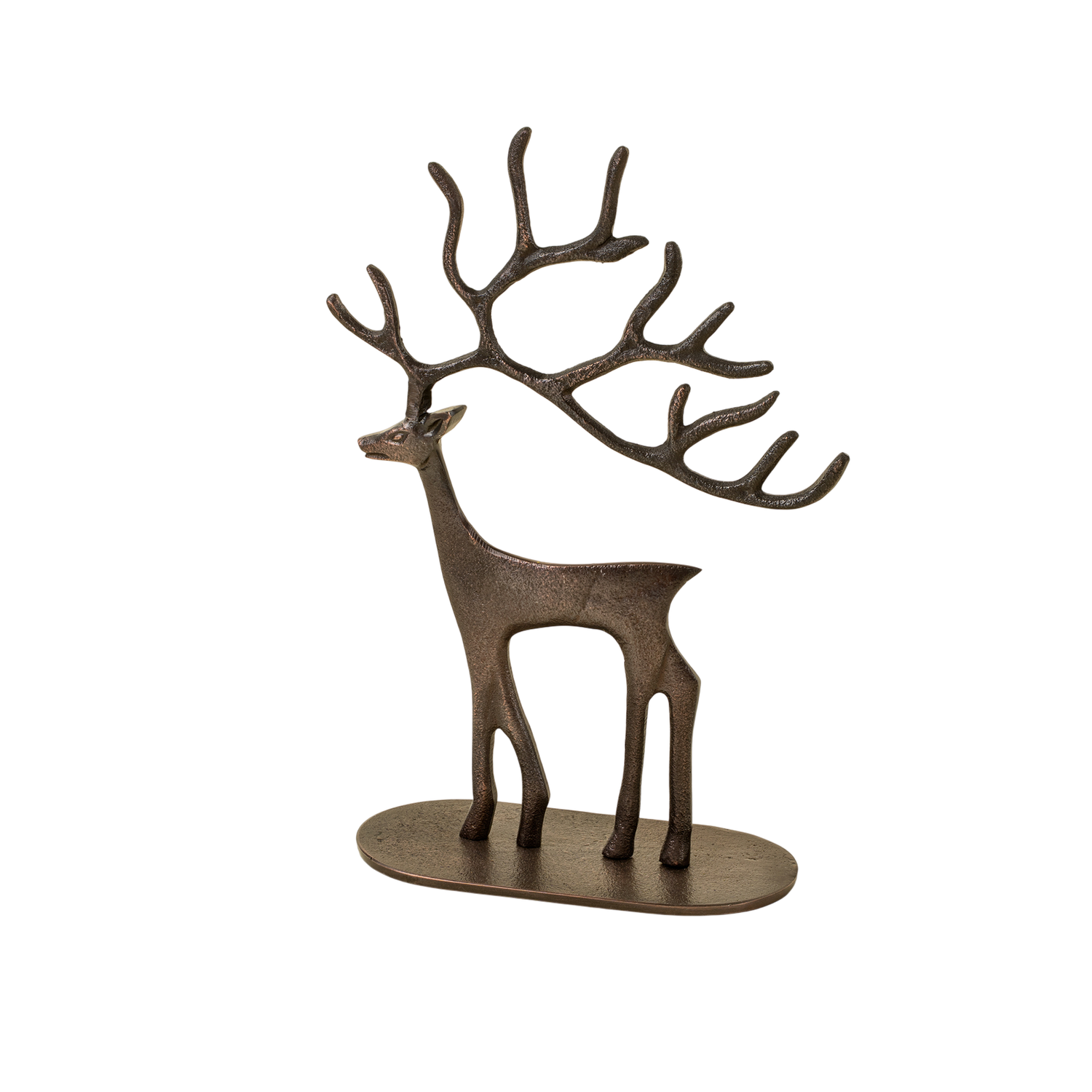 Bronze Reindeer Statue | S