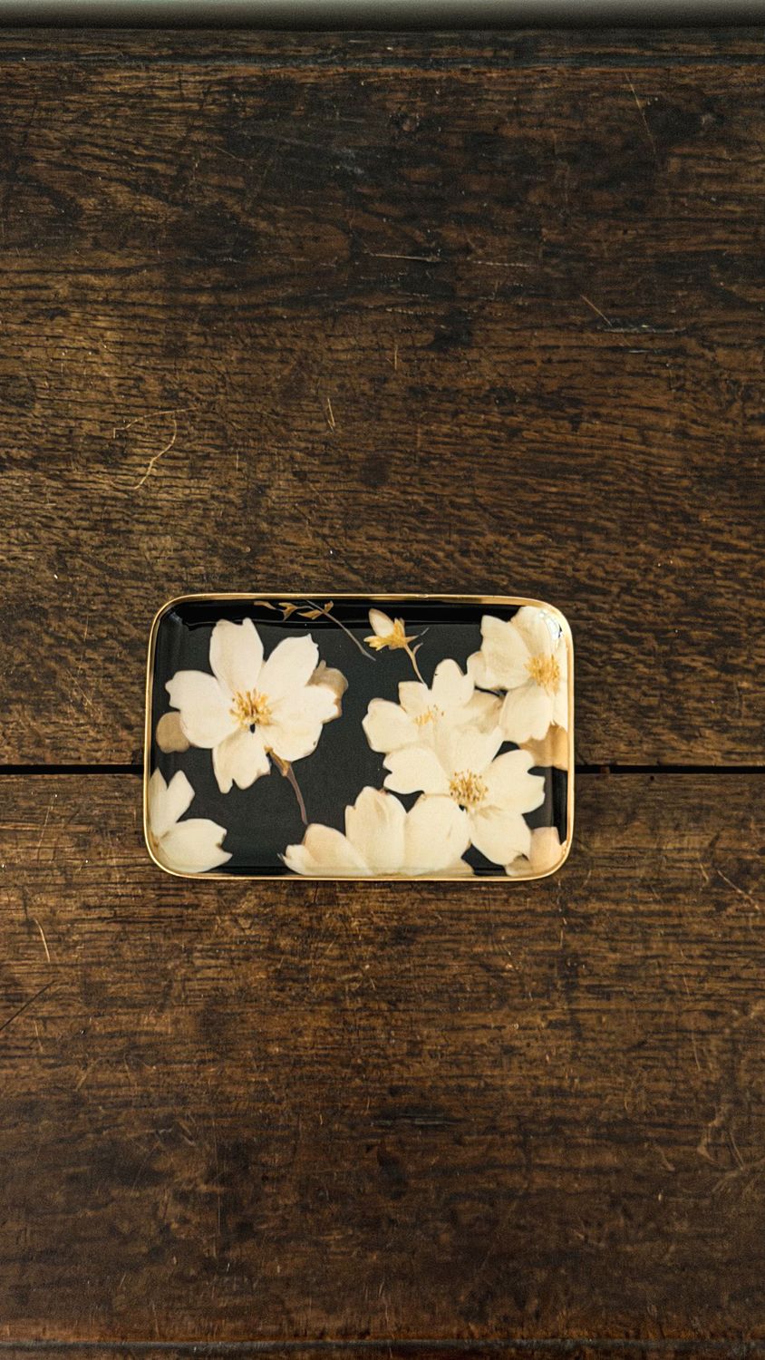 Midnight Cosmos Enameled Tray | S