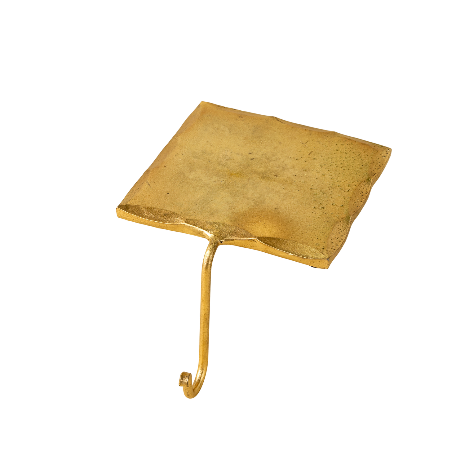 Forged Iron Stocking Hook | Gold