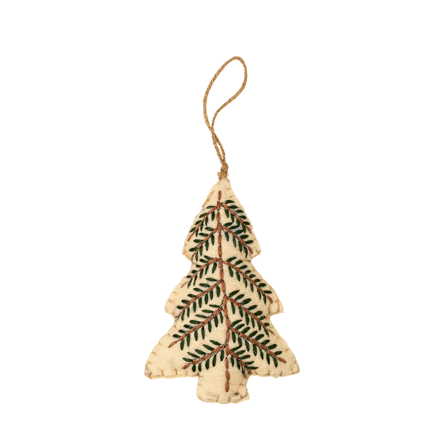 Evergreen Embroidered Tree | Ornament