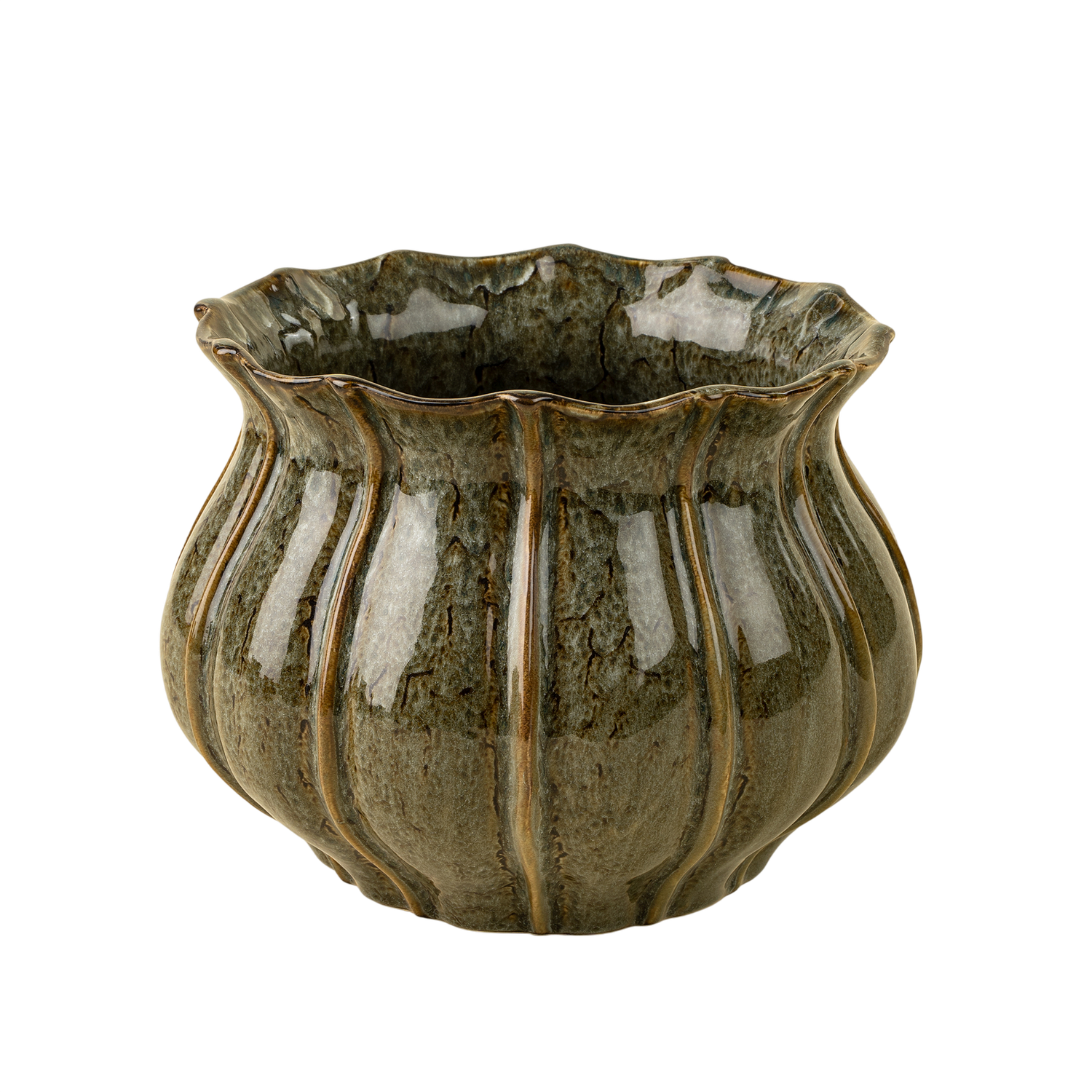 Florentine Stoneware Vase | L
