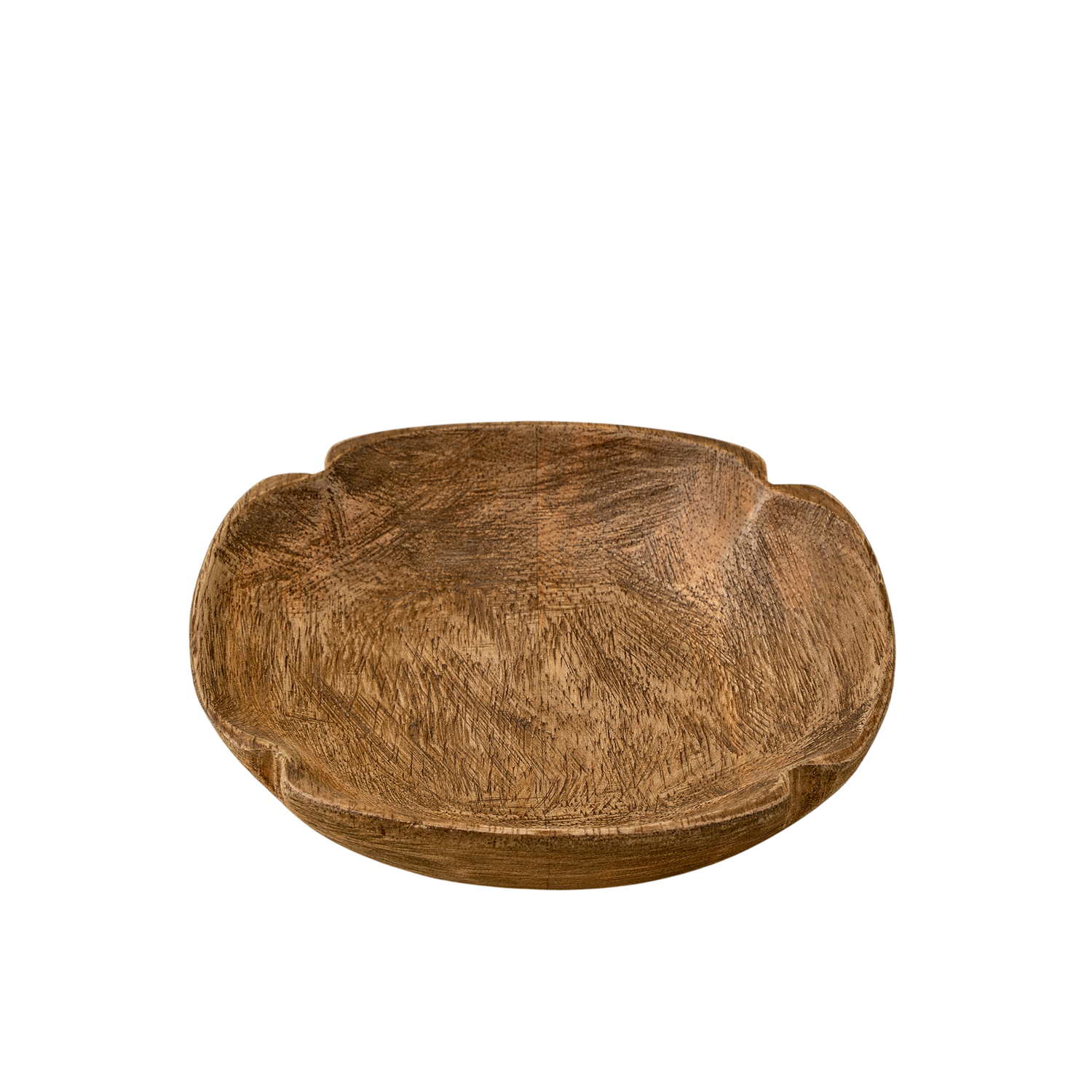 Spade Round Carved Dish