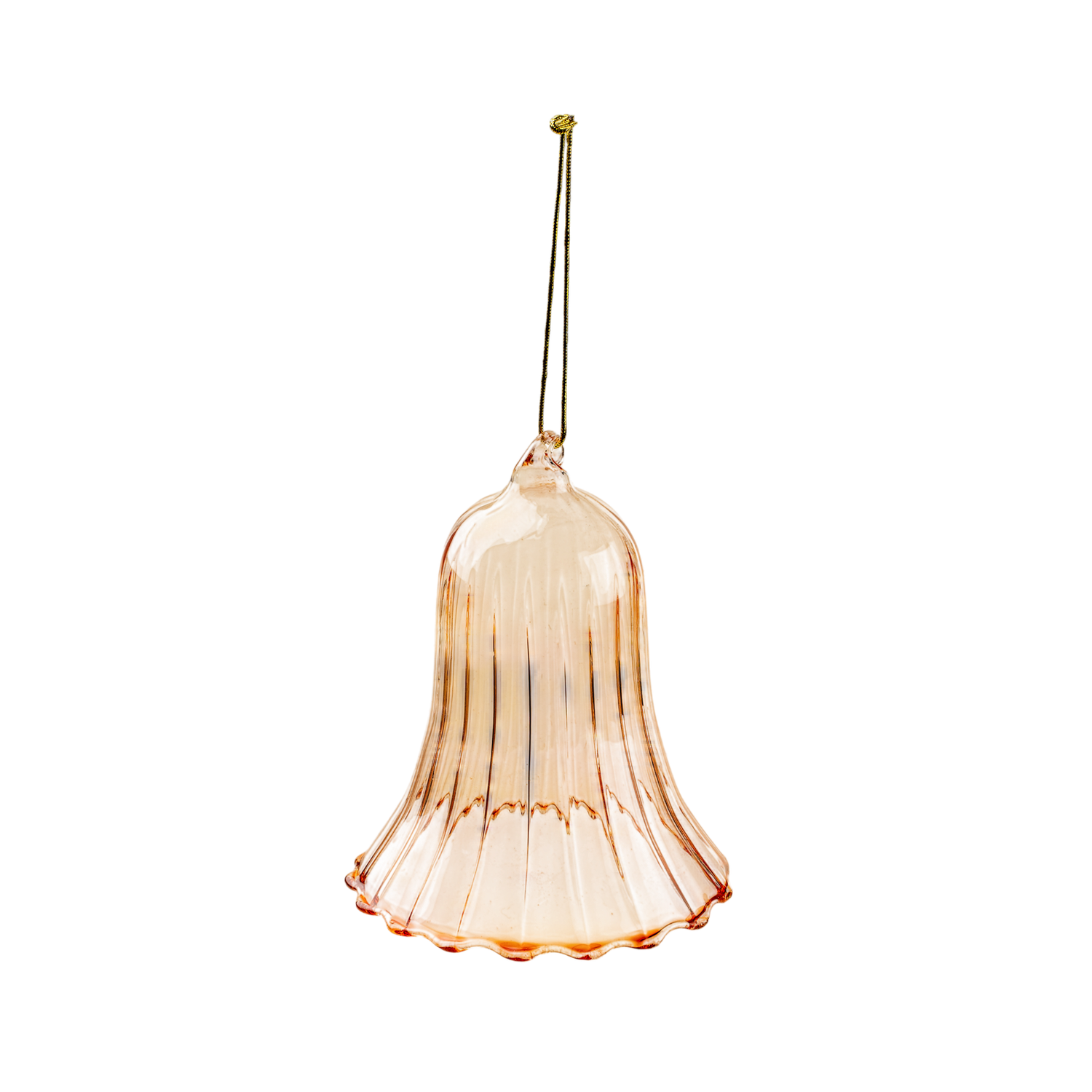 Blush Bell Glass | Ornament - L