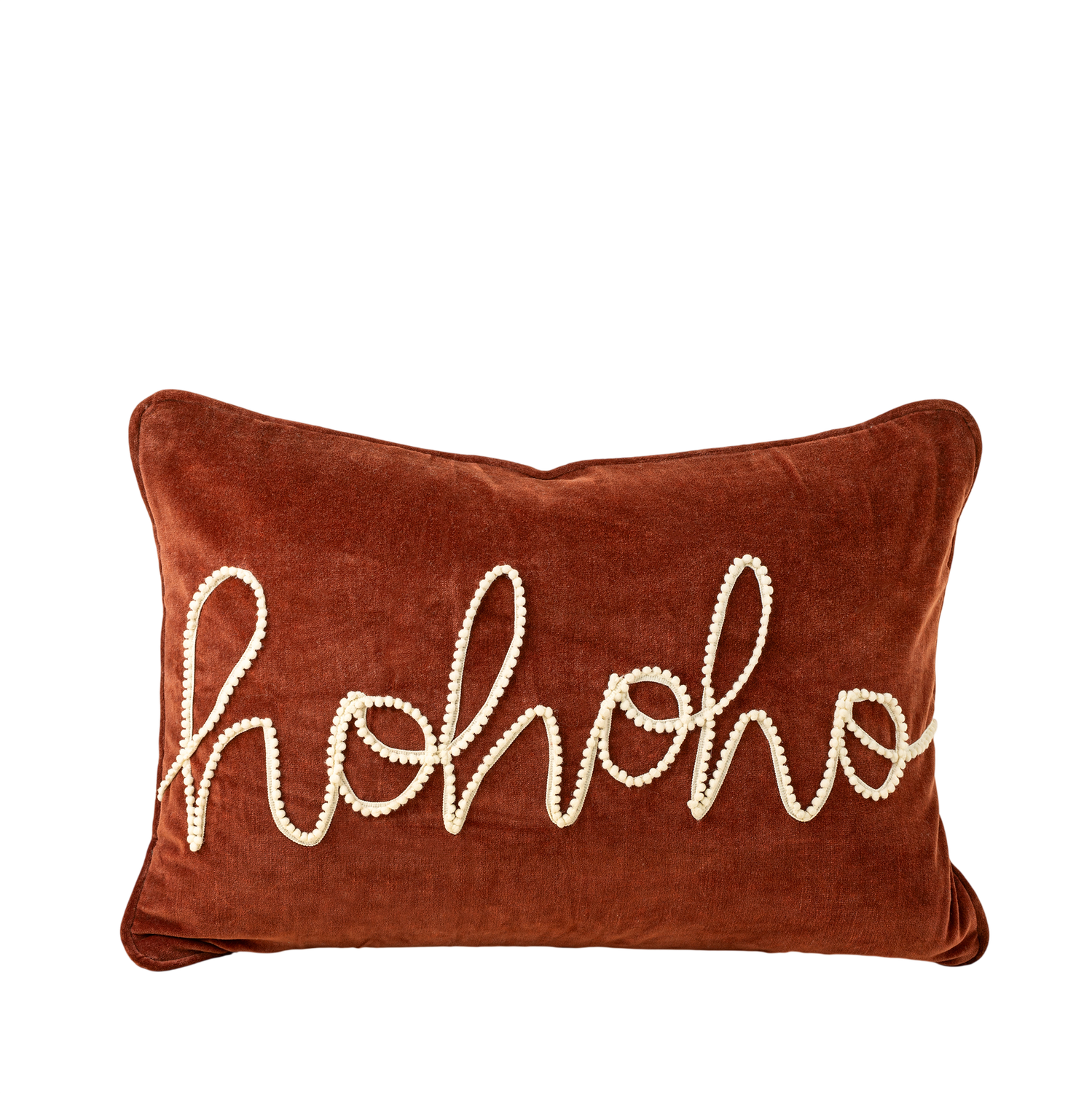 Ho Ho Ho Velvet Pillow | 16x24