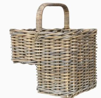 Rattan Stair Basket | Grey
