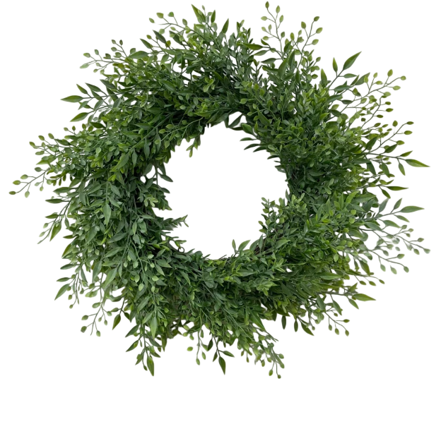 Green Smilax Mix Wreath | 17"