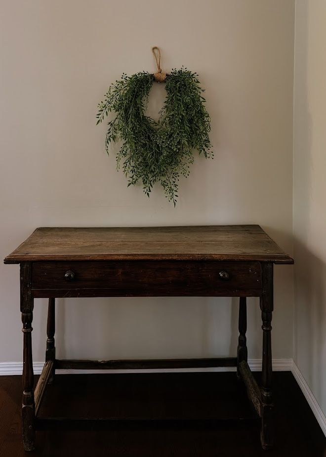 Green Smilax Heart Shape Wreath | 13"
