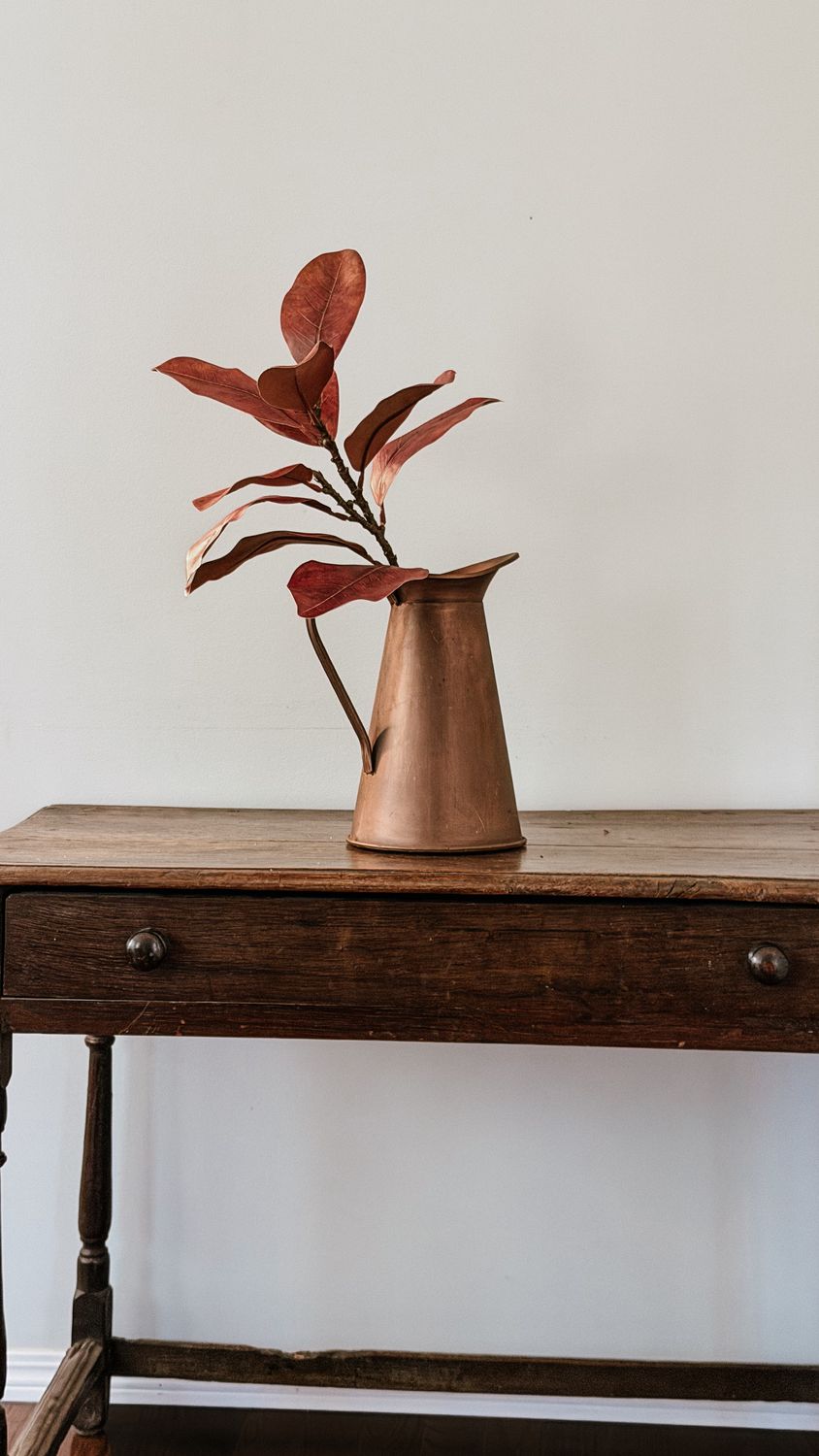 Red Magnolia Spray | 17"