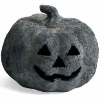 Midnight Blue Pumpkin Decor | Small