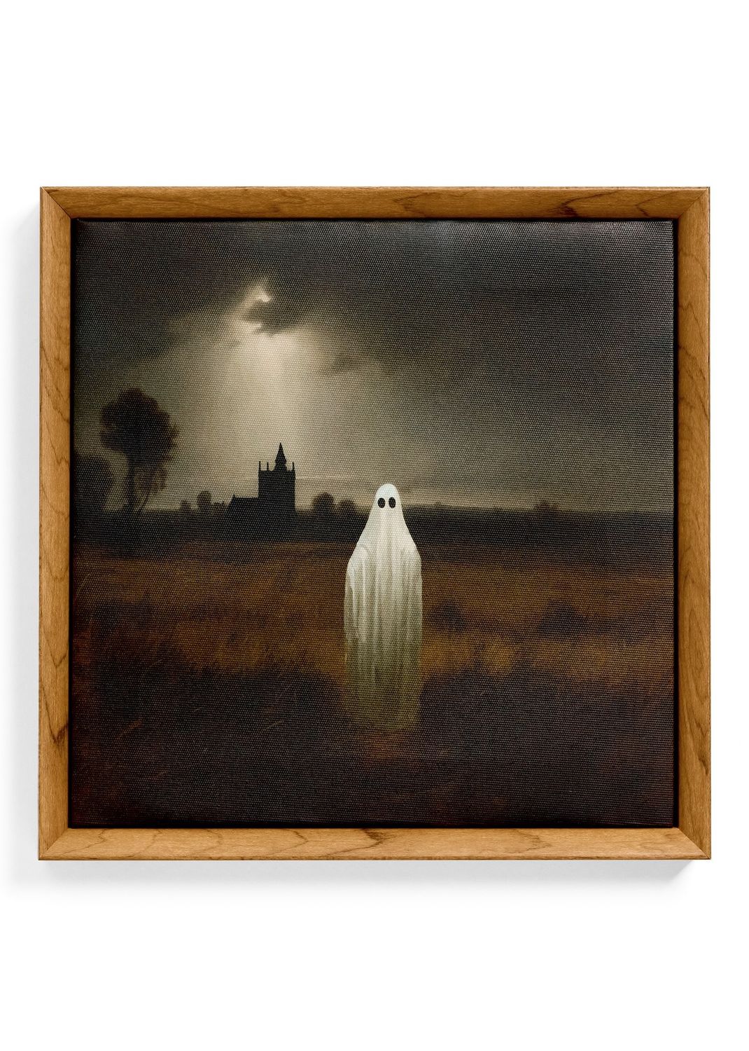 Framed Canvas | Ghost Print