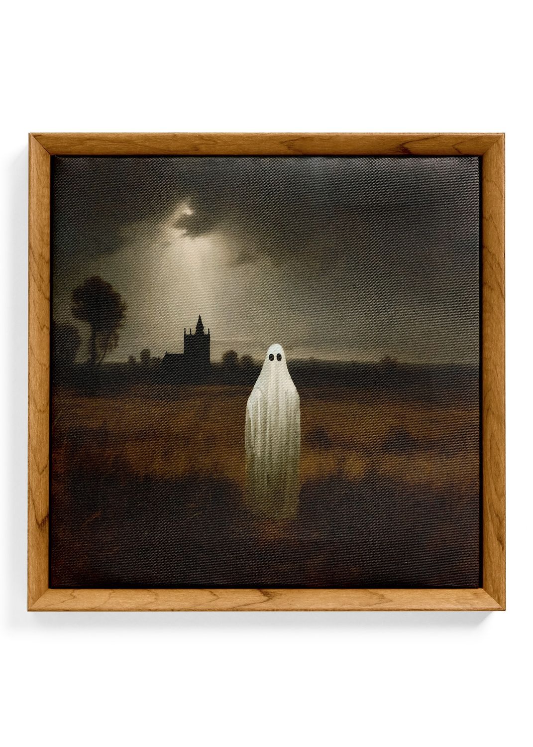 Framed Canvas | Ghost Print