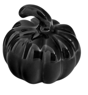Gourd Black Ceramic Decor | Small