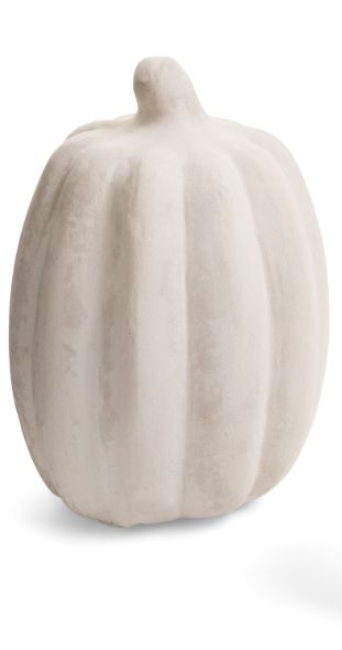 Paper Mache Pumpkin Decor | Tall