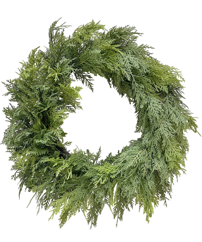 Real Touch Cedar Wreath | 25"