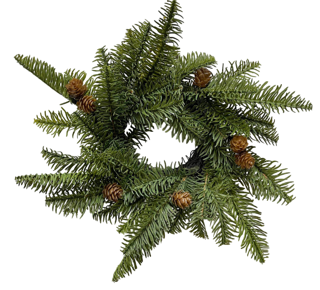 Real Touch Balsam Fir Candle Ring | 11"
