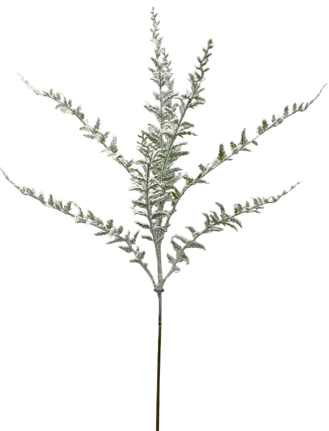 Snowy Fern Spray | 37.5"