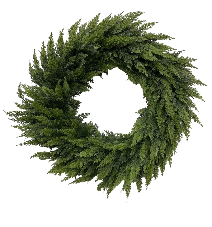 Real Touch Red Cedar Wreath | 29"