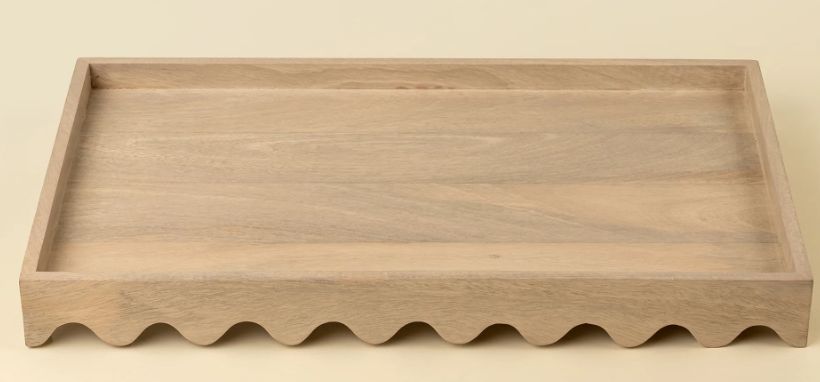 Scalloped Edge Tray | Rectangle