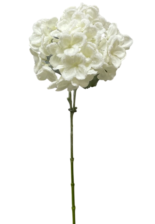 Snowy Hydrangea Spray | 24"