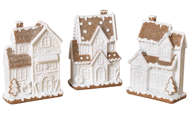 Gingerbread House 3/assorted | 5.5"