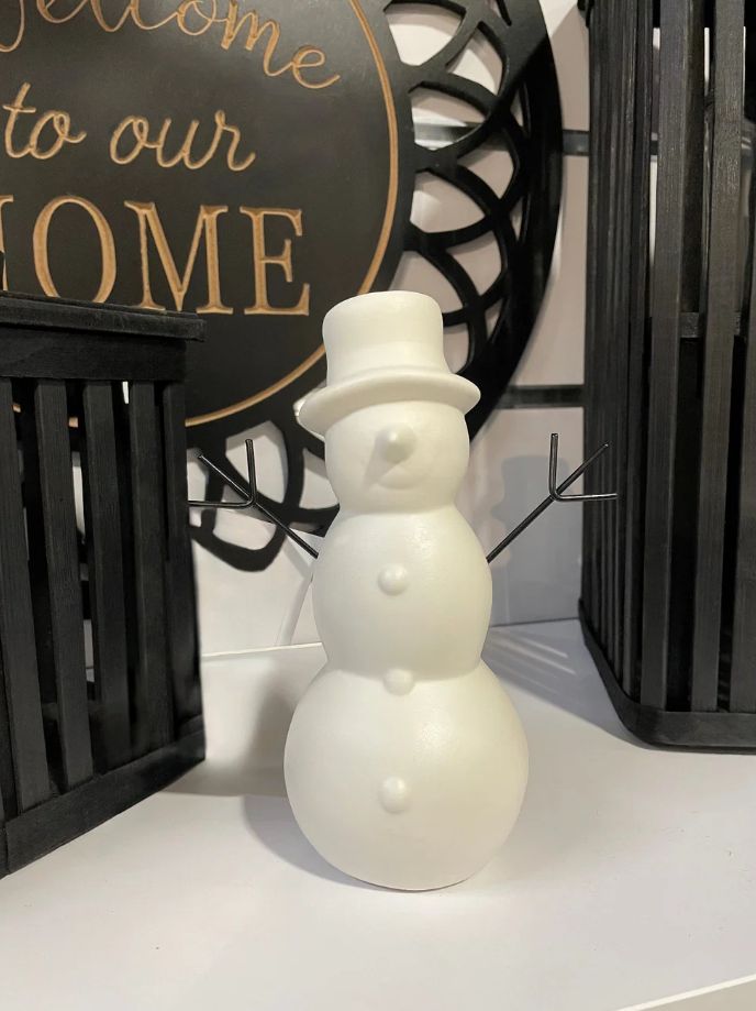 Ceramic Snowman w/hat