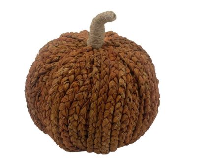 Natural Braid Grass Pumpkin | Brown-Tall