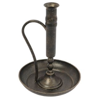 Vintage Candle Holder | Antique Gold