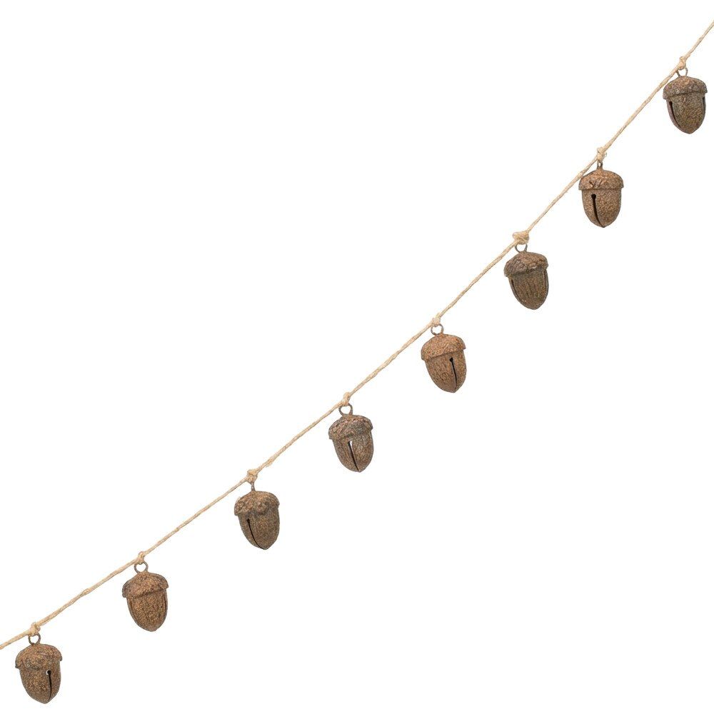 Rust Brown Bell Garland | 65"