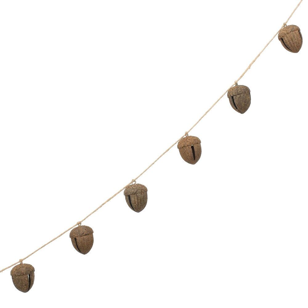 Rust Brown Bell Garland | 71"