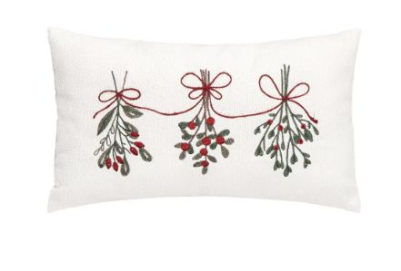 Berry Christmas Pillow | 20"x12"