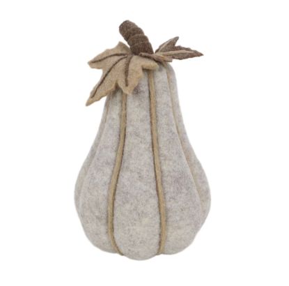 Pear-Shaped Gourd | Taupe/Grey