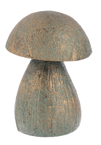 Mushroom Figure Decor, Colour: Teal