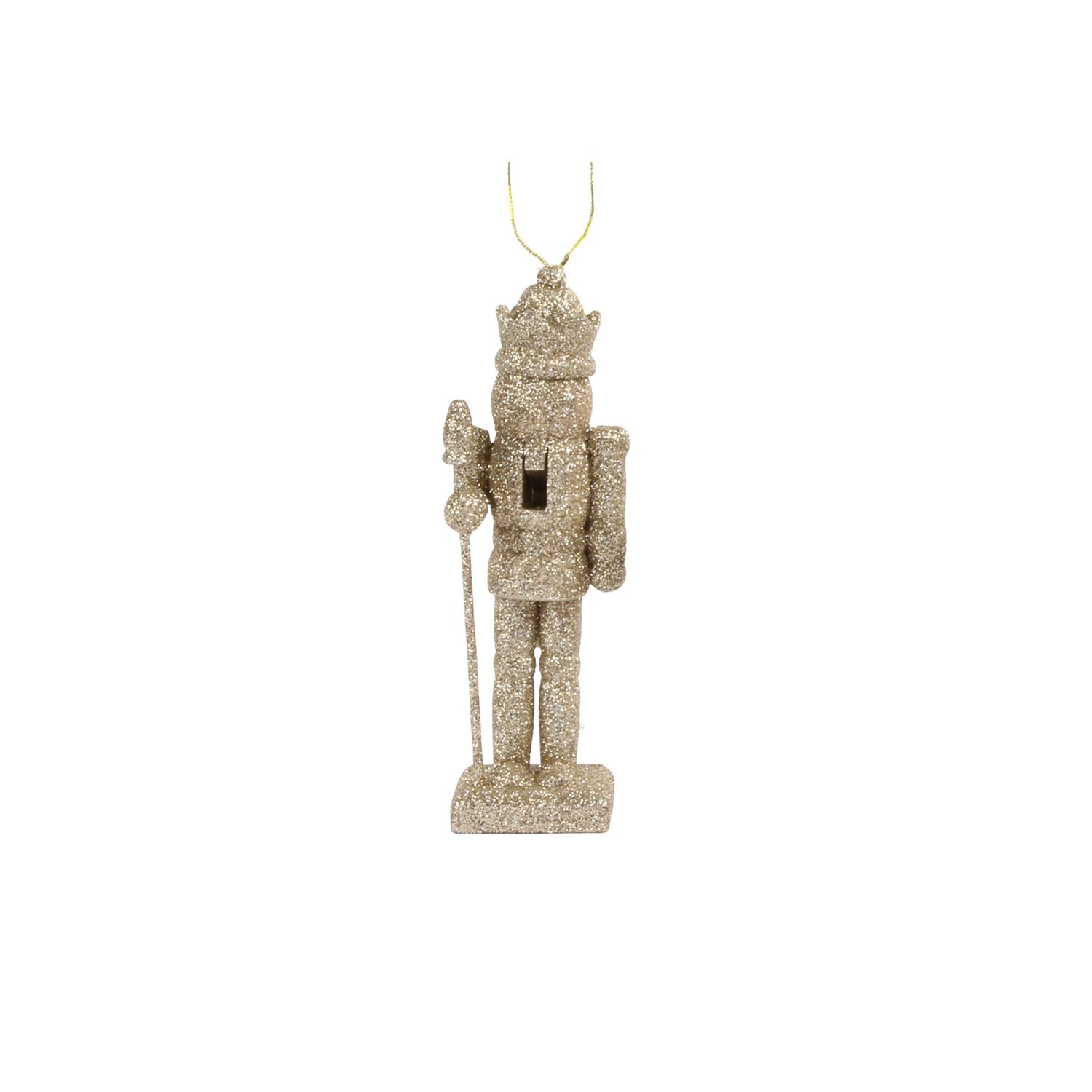 Shimmer Nutcracker Orn | Champagne