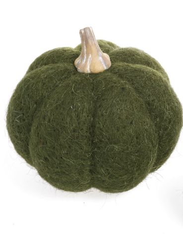 Green Wool Pumpkin | L