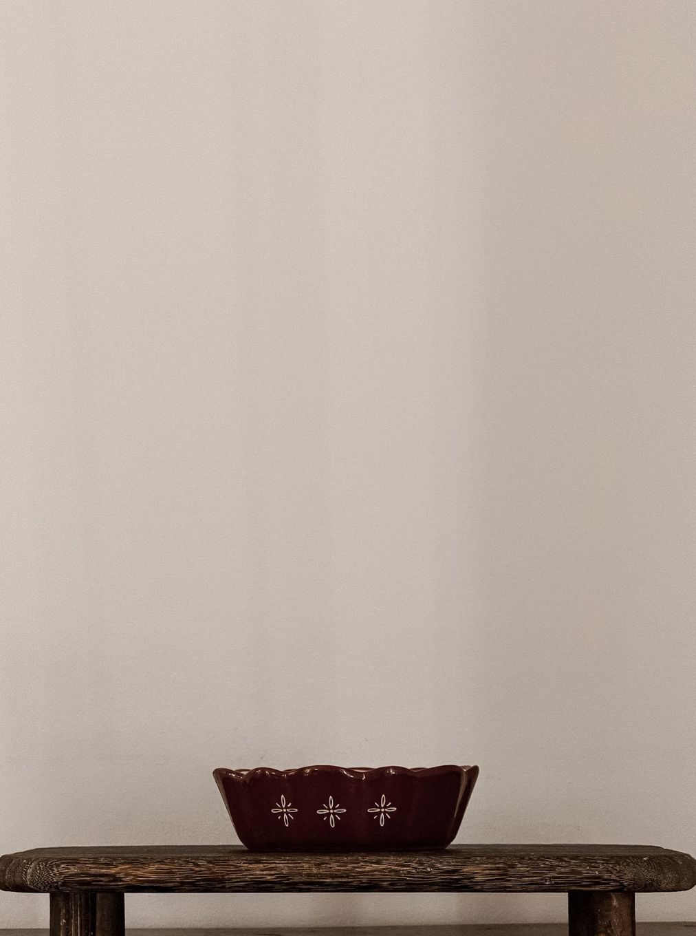 Vintage Floral Serving Bowl