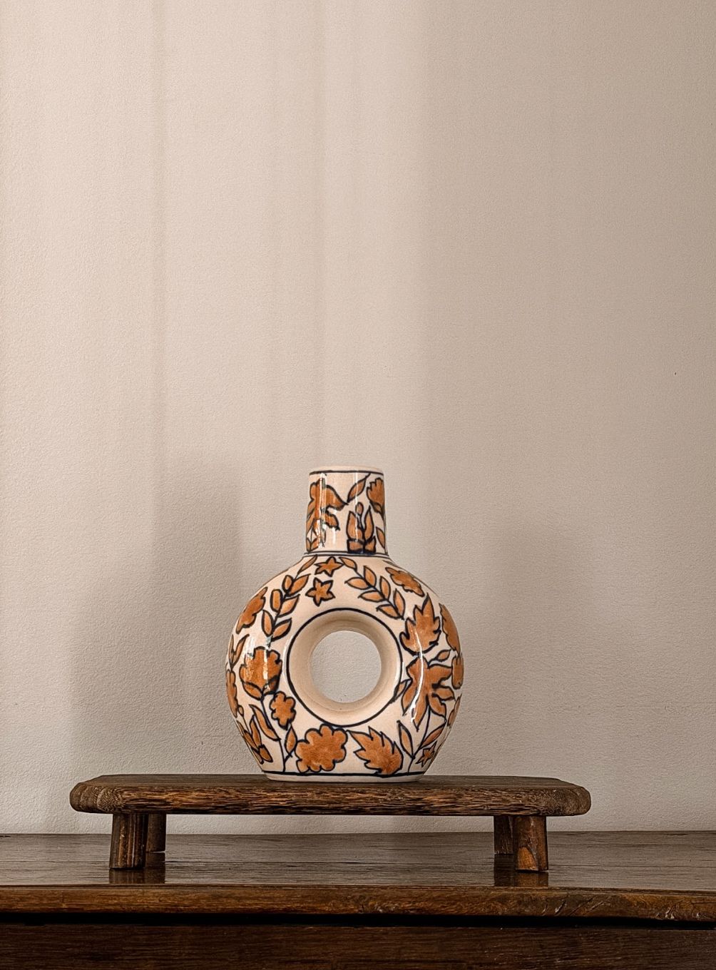 Hand-Painted Ceramic Vase