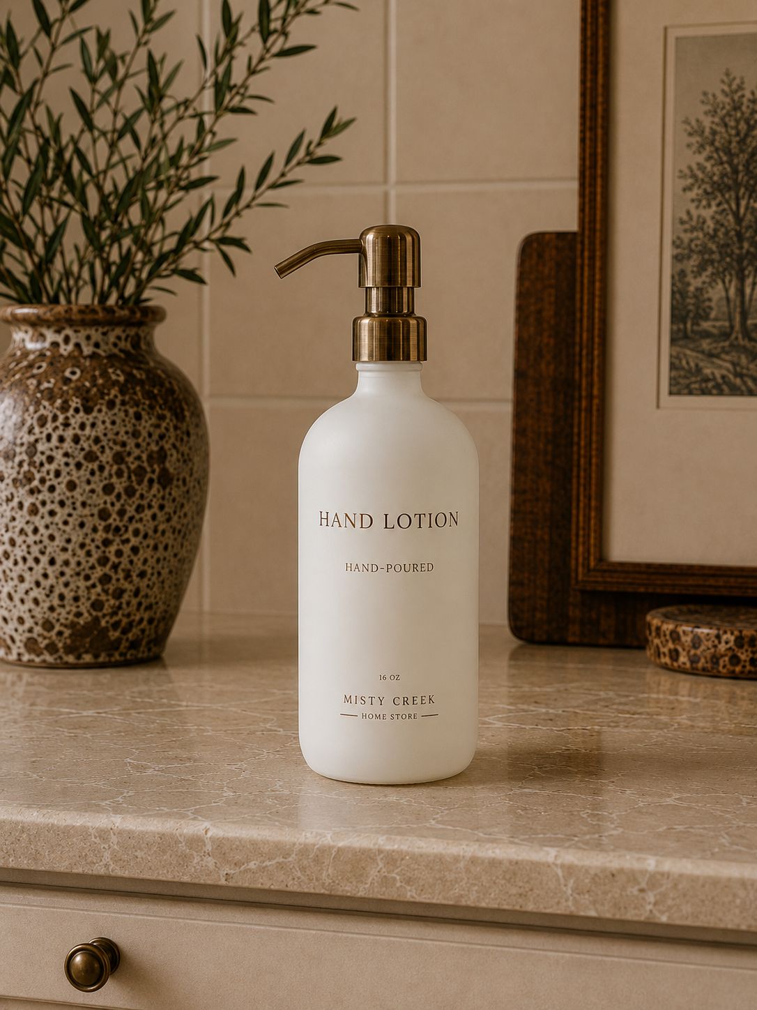 Luxury White Lotion Dispenser
