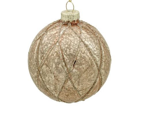 Lorena Ornament | Champagne-3"