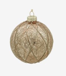 Lorena Ornament | Champagne-4"
