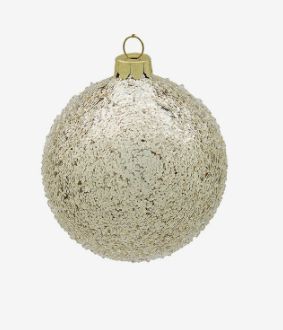 Iced Ornament | Champagne-5"