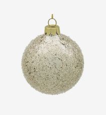 Iced Ornament |  Champagne-3"