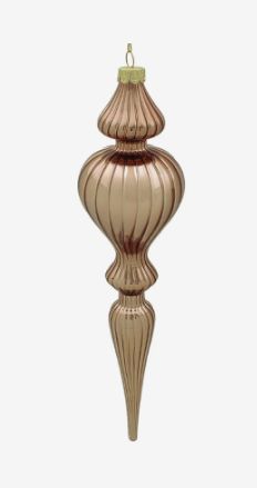 Devin Antique Finial Orn | Champagne