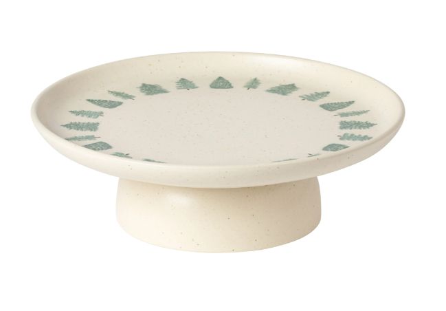Christmas Tree Footed Plate | Pacifica