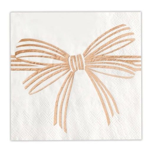 Bow Napkins | Rose Gold