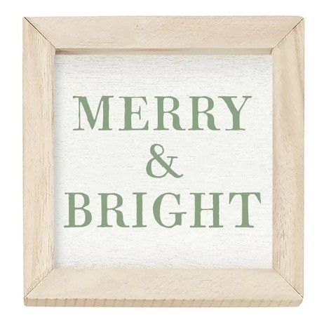Framed Art | Merry &amp; Bright