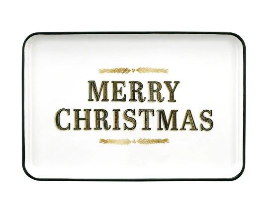 Ceramic Platter | Merry Christmas